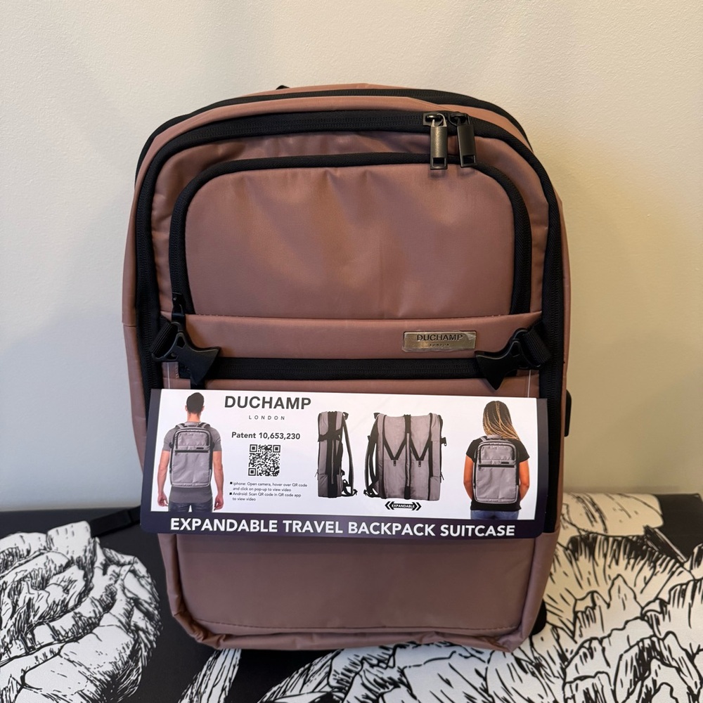 Duchamp London Expandable Travel Backpack
